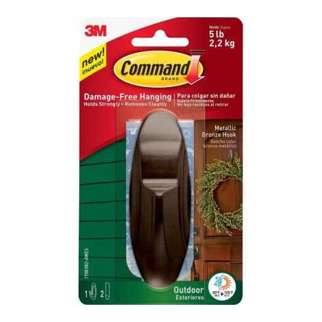 Hak 3M Command Brązowy duży, 1szt